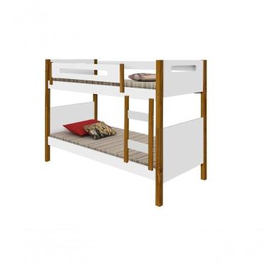 Imagem de Beliche Heloisa Branco Mel Com 2 Colchões