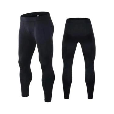 Imagem de Calças De Compressão Masculinas Para Corrida, Secagem Rápida, Treino F