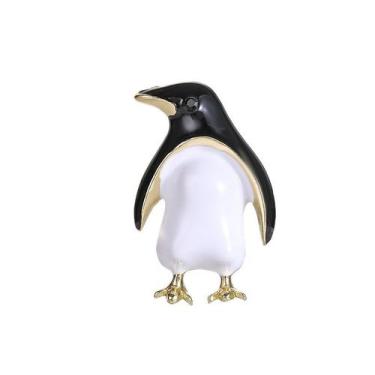 Imagem de Alfinetes de broche Cute Penguin Cartoon Animal Lapel Crachá - Yiweisa
