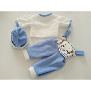 Imagem de Conjunto de roupas para boneca recém-nascida de 22 polegadas com tema 