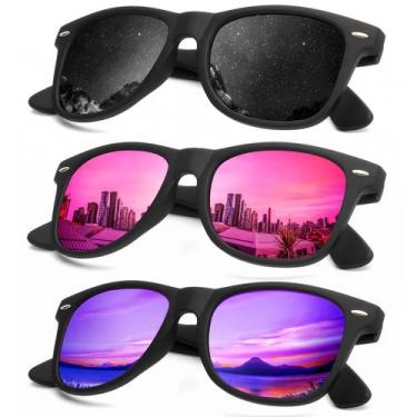 Imagem de Óculos de sol KALIYADI com acabamento fosco polarizado com bloqueio UV