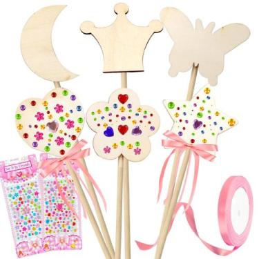 Imagem de Conjunto de artesanato DIY Magic Wand Cosysparks com 6 varinhas de mad