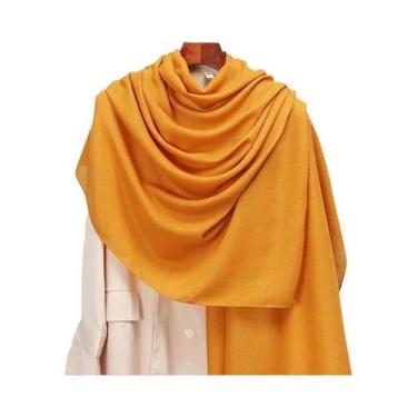 Imagem de Cachecol Feminino De Inverno Quente Com Borlas De Algodão, Pashmina Li