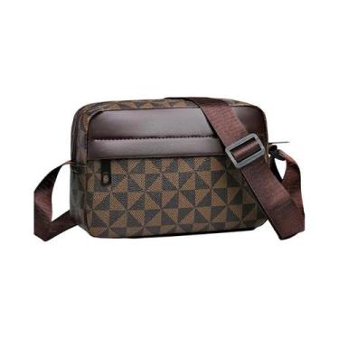 Imagem de Bolsa Transversal Feminina Moderna Com Patchwork Colorido E Compartime