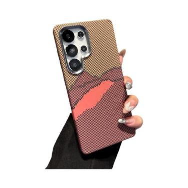 Imagem de Capa Magnética Magsafe De Plástico Com Textura De Fibra De Carbono E A