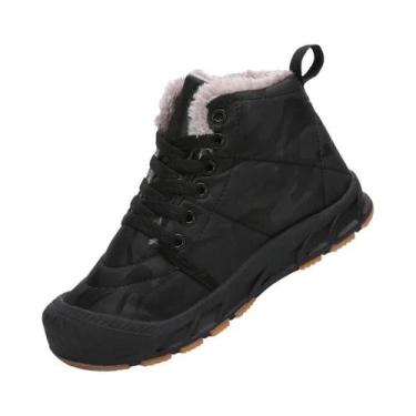 Imagem de Botas De Neve Para Meninos E Meninas, Impermeáveis, Forradas Com Pelúc