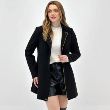 Imagem de Casaco Malise 7/8 em Malha Executive com Capuz Feminino-Feminino