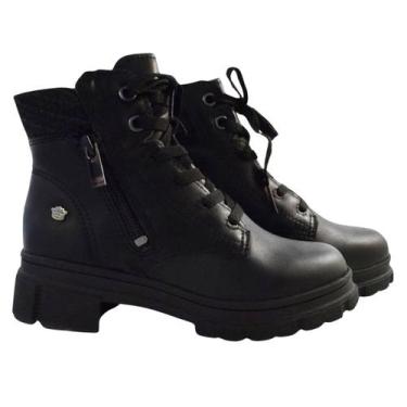 Imagem de Bota Coturno Pinkcats Infantil Preto, Preto, 36