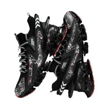 Imagem de Tênis Casuais Masculinos Respiráveis Para Corrida, Luxuosos, Estilo Fa