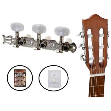 Imagem de Tarraxa Myth/Zellmer para violão nylon e aço 6 Cordas Pino Grosso - Sp
