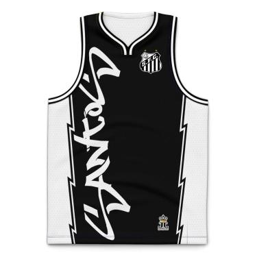 Imagem de Regata do Santos - Jotaz - Grafite black - Masculino-Masculino