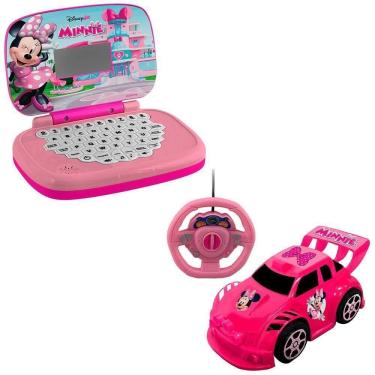 Imagem de Kit Minnie Laptop Infantil Bilingue+ Veículo Smart Driver Candide