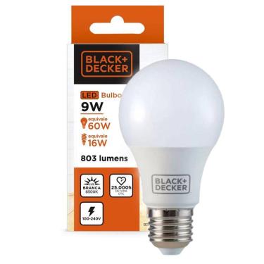 Imagem de Lampada Led Bulbo A60 9W 6500K BLACK+DECKER