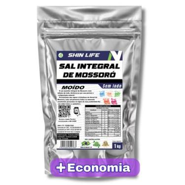 Imagem de Sal Marinho Moído Integral Zero Iodo 1 kg Salinas Mossoró - Cimsal