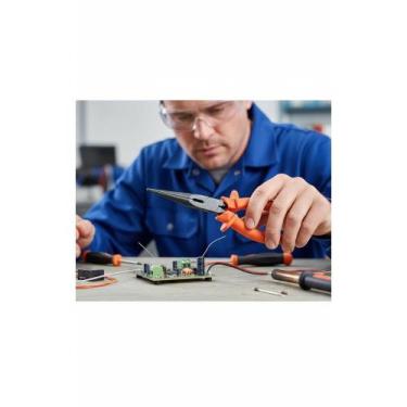 Imagem de Alicate Bico Meia Cana 8" Isolado 1000V Profissional - Congratulations
