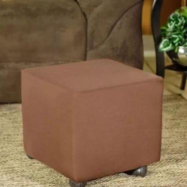 Imagem de Capas De Puff Quadrado 35 cm x 35 cm Malha Com Elástico Oferta Linda -