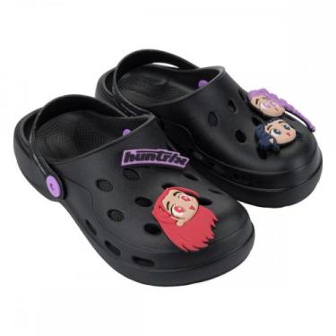 Imagem de Sandalia Grendene Kids 23487 Guerreiras Do KPop, Preto, 33/34