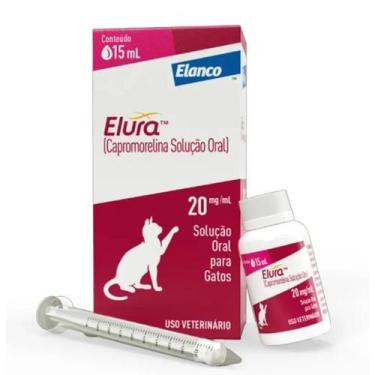 Imagem de Elura Solução Oral para Gatos 20mg/ml 15 ml - Elanco