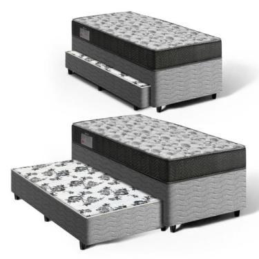 Imagem de Cama Box Bicama com Colchão de Espuma D33 Ortobom ISO 100 + Auxiliar d