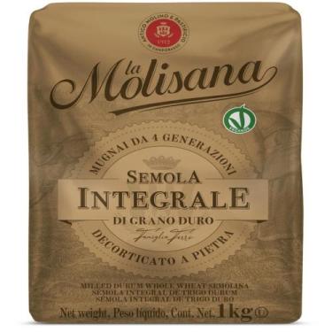 Imagem de Farinha Integral La Molisana 1kg  Trigo Italiano Premium