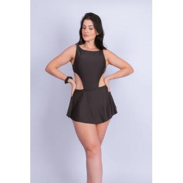 Imagem de Maiô Engana Mamãe Vestido - Stella Bernardi, Preto, GG