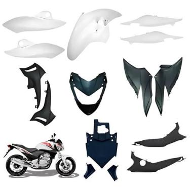 Imagem de Kit Carenagem Completo Honda Cb300r Branco Abs 2009 2010 2011 2012 - P