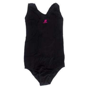 Imagem de Maiô Infantil Just Fit Nadador - Hammerhead, Preto, Rosa, 10