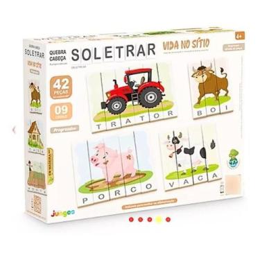 Imagem de Quebra-Cabeça Soletrar - Sítio: Aprenda a soletrar e divirta-se já! - 