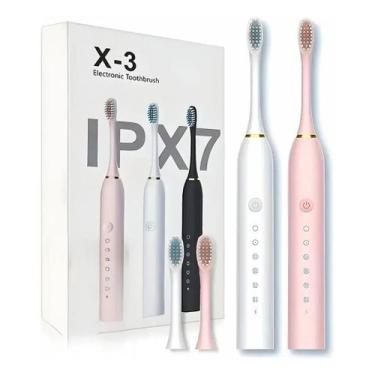 Imagem de Escova Dental Elétrica Unilis Ultrassônica Recarregável 6 Modos - NoBr