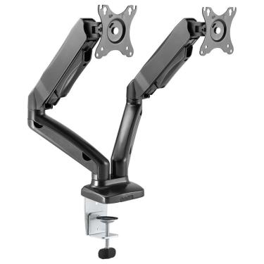 Imagem de Suporte Articulado para 2 Monitores 17 a 32 Sm-341B com Pistão a Gás e Gestão de Cabos Vinik