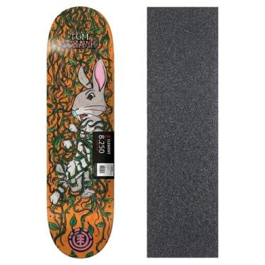 Imagem de Shape De Skate Element Maple 8.25 Tom Schaar Original Cor:LaranjaTaman