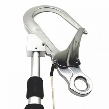 Imagem de Vara De Manobra Sideup Telescópica 6 M Com Gancho 110mm, Mosquetão Oval E Corda 12mm
