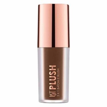 Imagem de Batom e Blush Bruna Tavares BT Plush 3x1 6g, Mocha