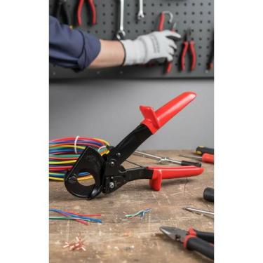 Imagem de 2x Alicate Corta Cabo 240mm c/ Catraca: Corte Preciso e Sem - Congratu