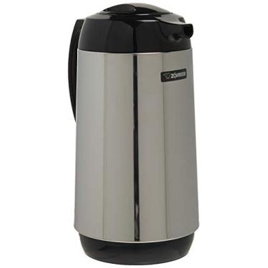 Imagem de Zojirushi Garrafa térmica para servir, feita no Japão, 1 litro, aço inoxidável polido