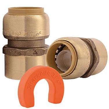 Imagem de SharkBite Kit de instalação de aquecedor de água 22441LF, 1,9 cm, latão