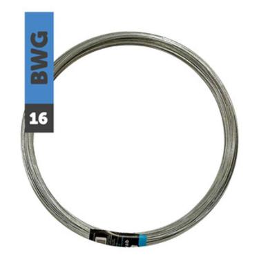 Imagem de Arame Liso Galvanizado BWG 16 Fio 1.65mm 1Kg
