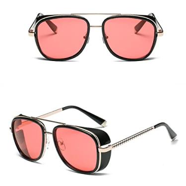 Imagem de Sunglasses Men retro Sun glasses UV400 Sunglasses Men Women Driving Fishing Retro Sun Glasses Male Metal Sunglasses For Man UV400,9,XY62,C2,china