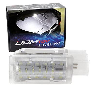 Imagem de iJDMTOY compatível com Chevrolet Camaro Cruze Trax Spark, compatível com Cadillac XTS, Buick Lacrosse, GMC Acadia etc. Kit de montagem de luz de porta-malas de LED branco Xenon 18-SM