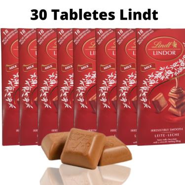 Imagem de Chocolate Lindt Lindor Singles Milk 100g - 30 Tabletes