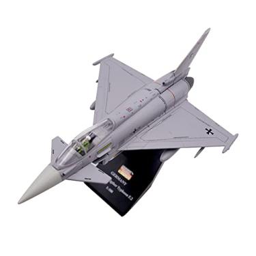 Imagem de TECKEEN 1/100 Scale Germany European EF2000 Fighter Model Plane Alloy Fighter Military Model Diecast Plane Model for Collection