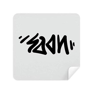 Imagem de Soon Funny Quote Handwriting Pano de limpeza de tela de camurça 2 peças