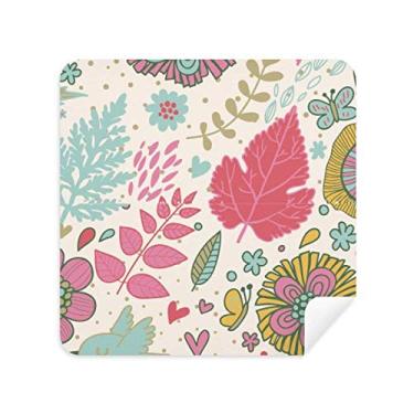 Imagem de Óculos de limpeza de tela de tecido de camurça para pintura de plantas com flores pintadas pacote com 2