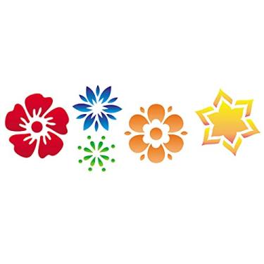 Imagem de Stencil de Acetato para Pintura OPA Simples 10 x 30 cm - 728 Flores Campestres II