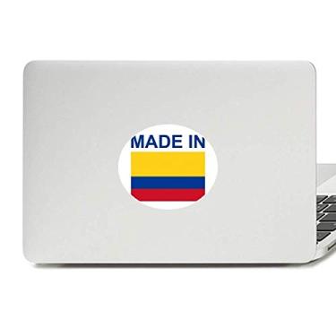 Imagem de Adesivo de vinil feito na Colômbia Country Love com emblema para laptop e notebook