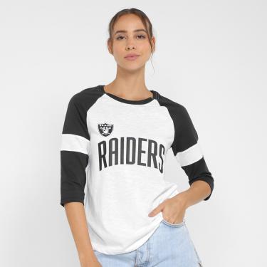 Imagem de Camiseta Nike NFL Las Vegas Raiders Slub 3Q Raglan Feminina-Feminino