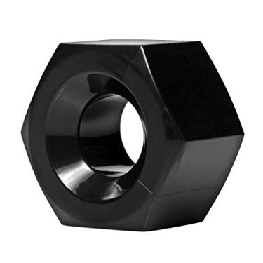 Imagem de Master Series Anel Peniano Hexagonal Resistente E Esticador De Bola Preto