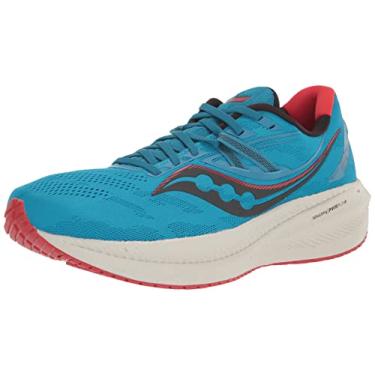 Imagem de Saucony Tênis de corrida masculino Triumph 20, Ocean/Redrock, 43