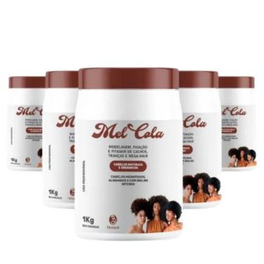 Imagem de Kit 6 Unidades Mel Cola Cachos Naturais e Orgânicos 1Kg - Trihair