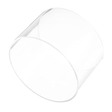 Imagem de Rebower Tubo rígido de plástico transparente de 10 cm 154 mm x 160 mm (6 1/40.6 cm x 6 5/40.6 cm) Tubo de policarbonato redondo, [para encanamento, hidráulica, aquário, bricolage]